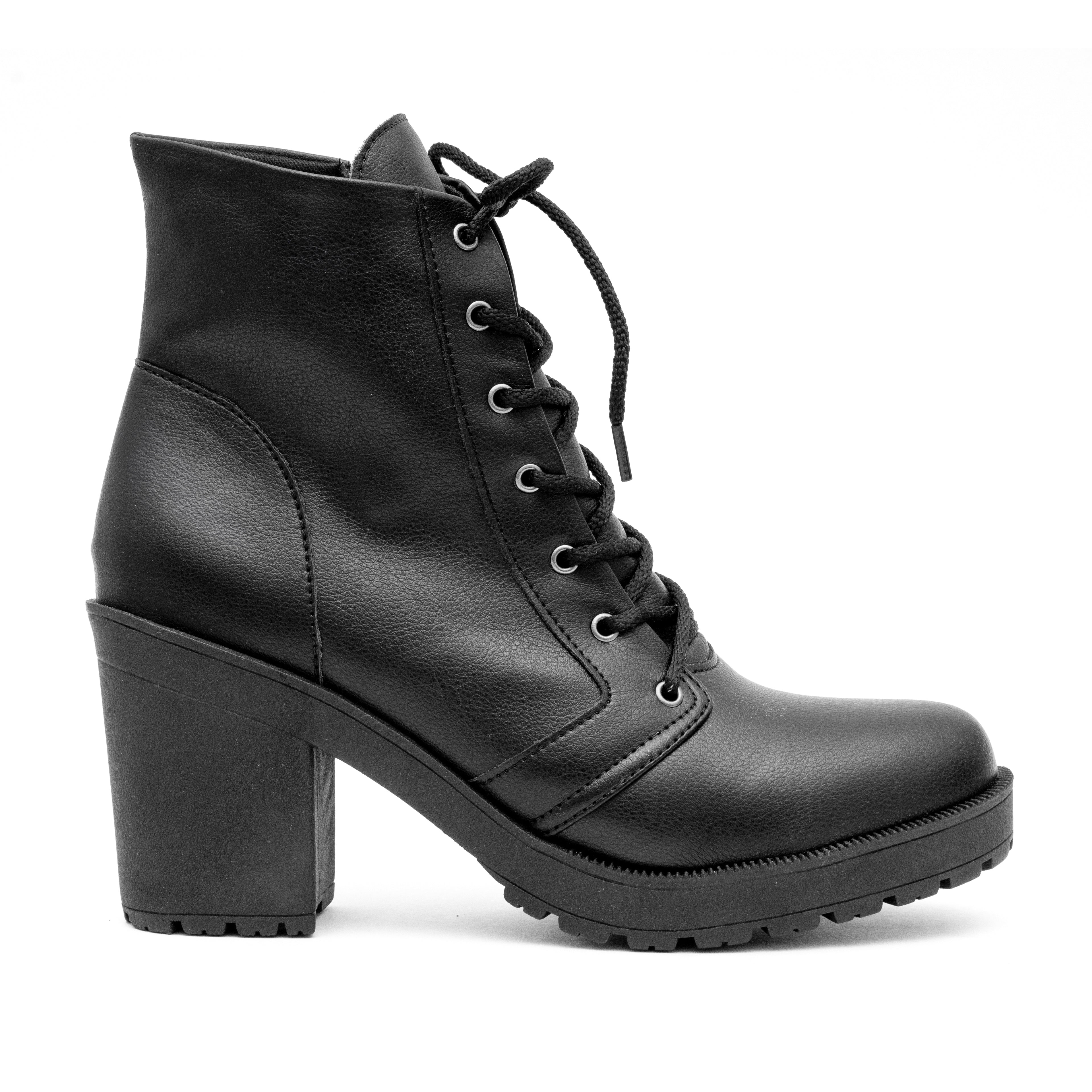 Coturno Preto Tratorado Salto Médio