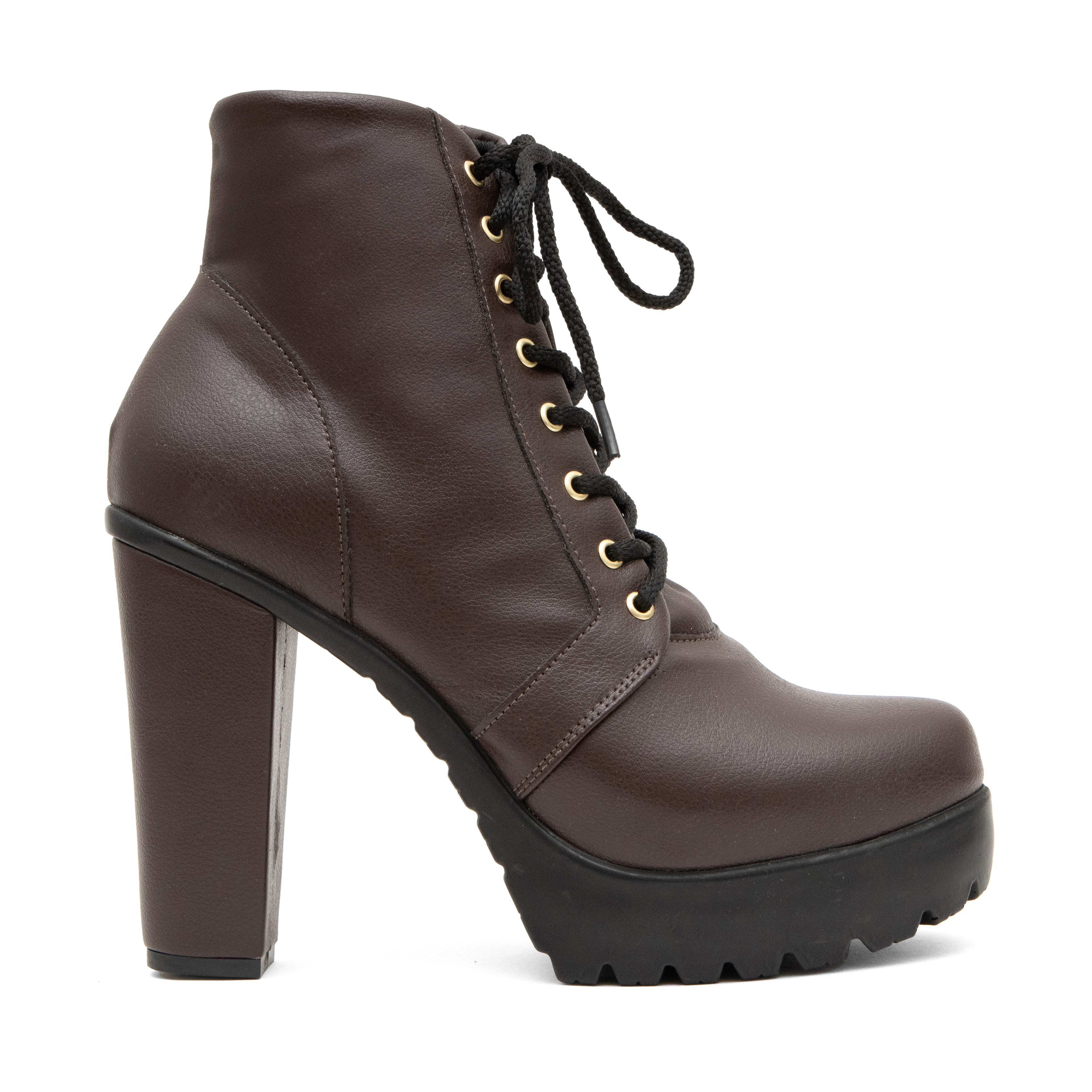 Coturno Preto com Salto