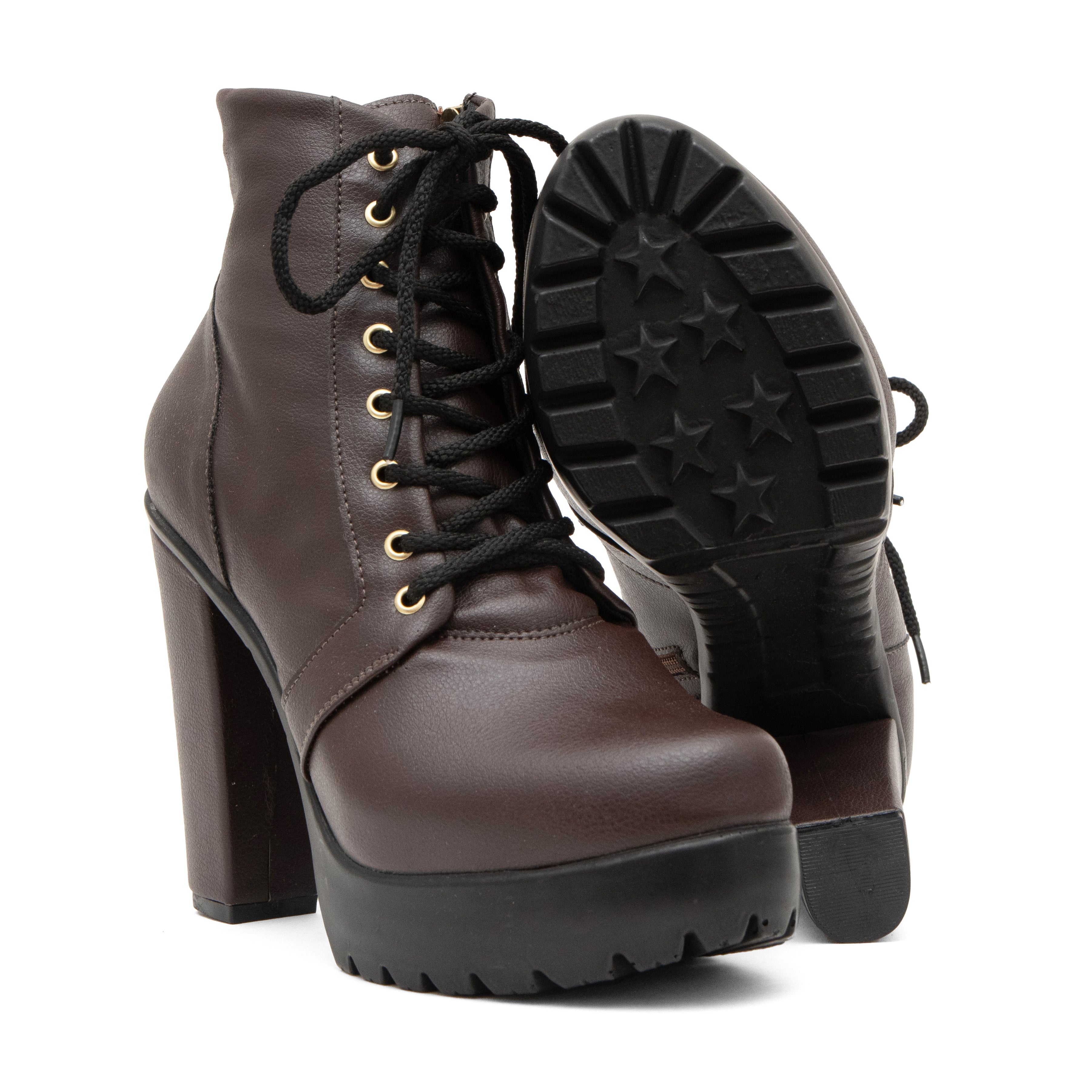 Coturno Preto com Salto