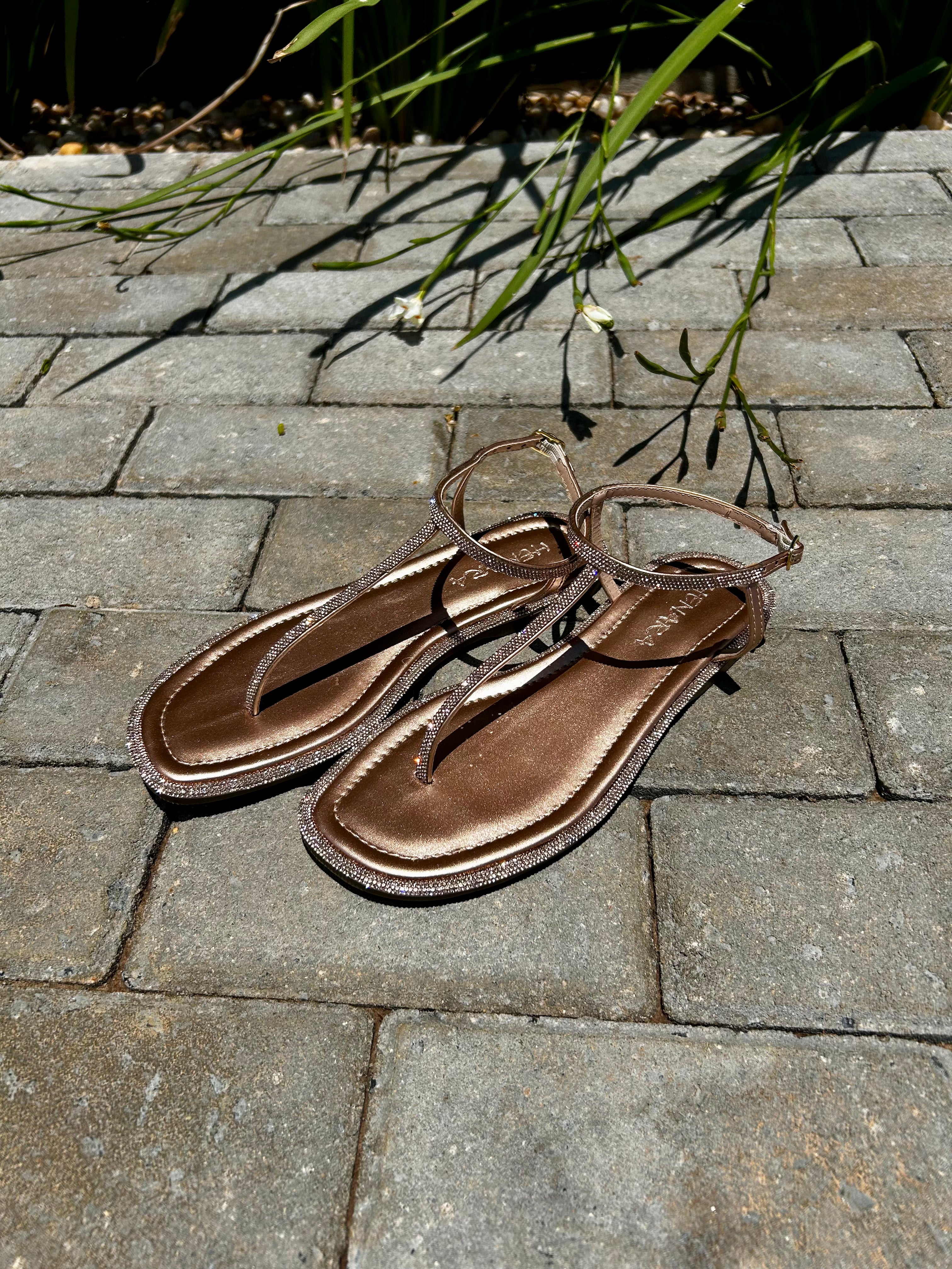 Sandalia strass luxo puro brilho