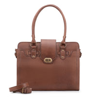 Bolsa de Couro Castanho